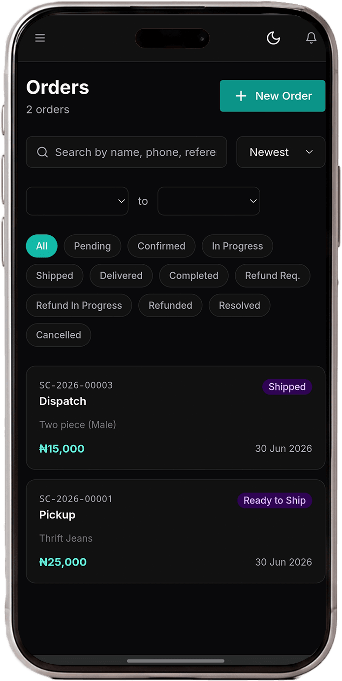 A happy customer receiving a package at their doorstep, representing a successful purchase